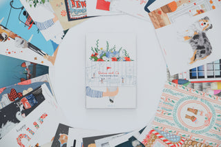 26 Assorted Soft Touch Postcards