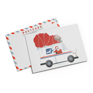 Santa Delivery Man Postcard