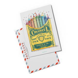 Party Crayons Postcard