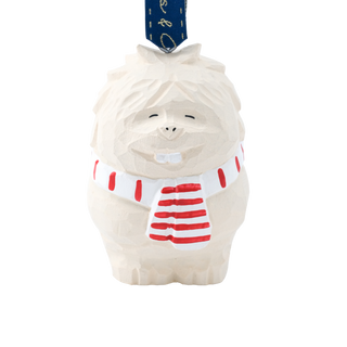 Yeti Hand-Carved Ornament
