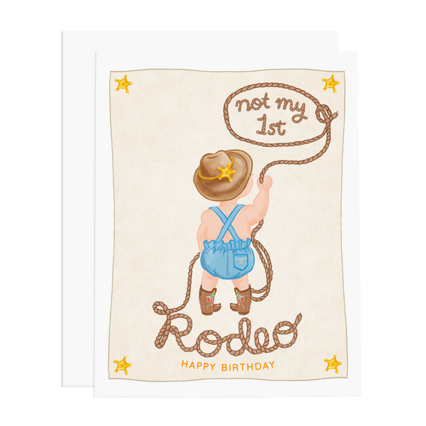 Not My 1st Rodeo Happy Birthday