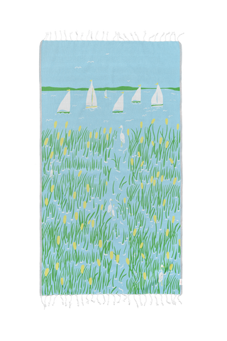Marshland Turkish Beach Towel