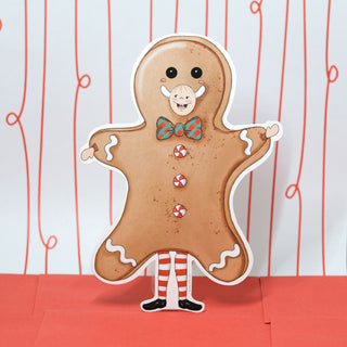 Stevie the Ginger Cookie Fridge Card