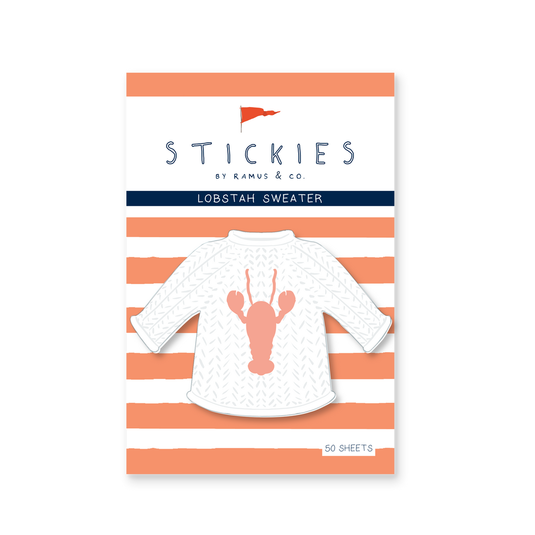 Lobstah Sweater Stickies (8282343145758)