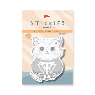 Kitten Bone PJ's Stickies