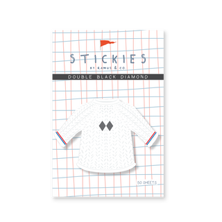 Double Black Diamond Ski Sweater Stickies
