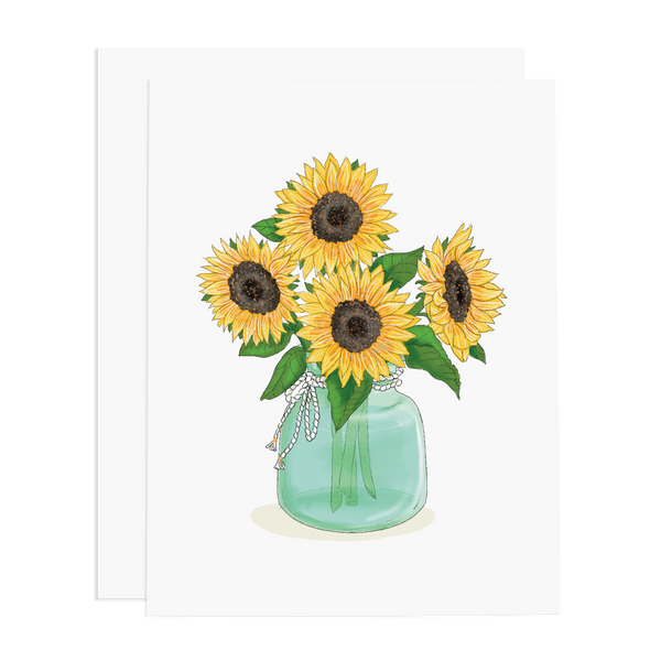 Sunflower Vase