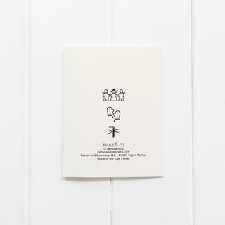 Snowman Manual Christmas Card