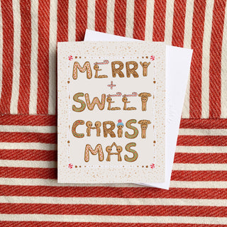 Merry Ginger Cookies Christmas Card