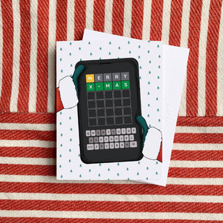 Santa's Word Game Greeting Card