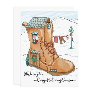 Boot Home Cozy Holiday