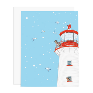 Winter Dogs Lighthouse