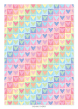Load image into Gallery viewer, Rainbow Hearts Gift Wrap (8930409742622)