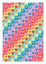 Load image into Gallery viewer, Rainbow Hearts Gift Wrap (8930409742622)
