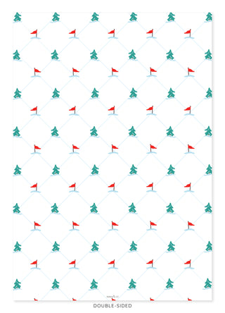 Ski Dogs Gift Wrap