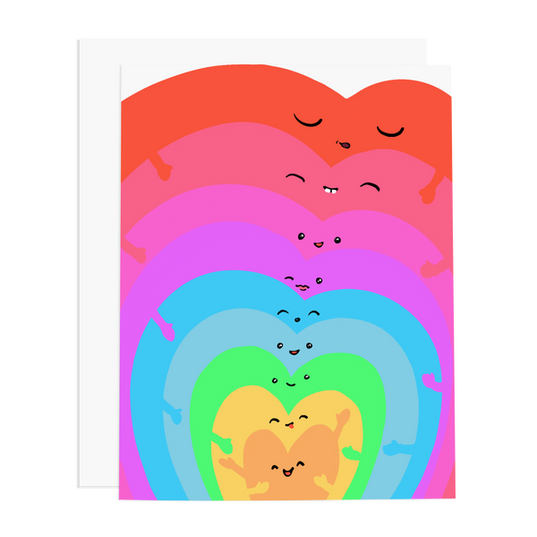 Nested Rainbow Hearts