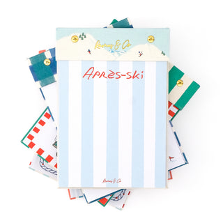 Après-Ski Linen Notepad