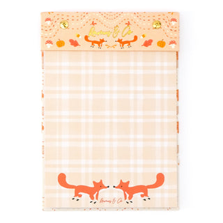 Autumn Forager Linen Notepad