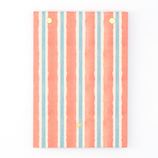 Santa in PJs Linen Notepad