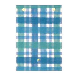 Gondola Dogs Plaid Linen Notepad