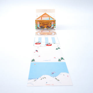 Ski Chalet Note Carton
