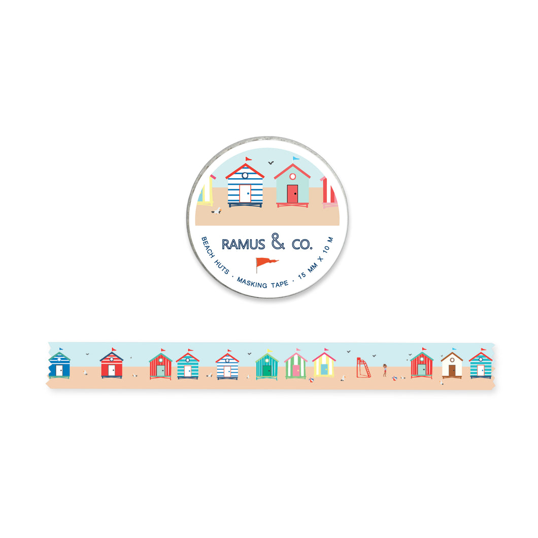 Beach Huts Masking Tape (8281855787294)