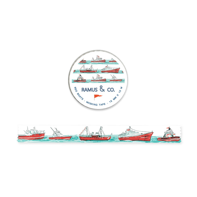 Red Boats Masking Tape (8281860276510)