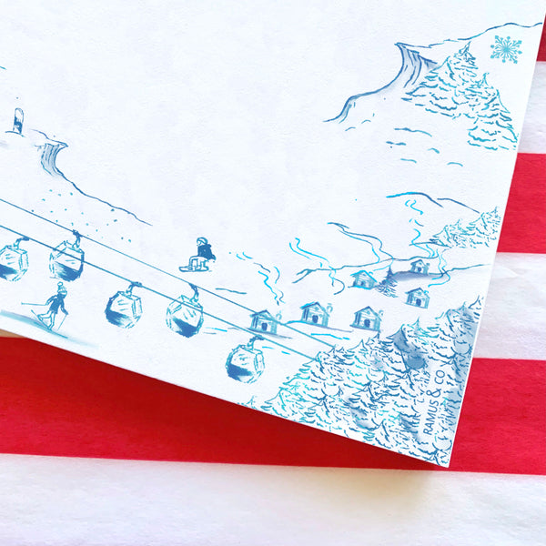 Toile Ski Club Notepad