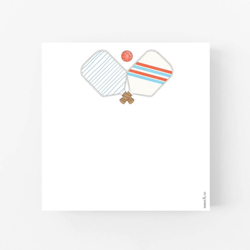 Pickleball Square Notepad (8525547995422)