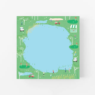 Tee-Time Square Notepad