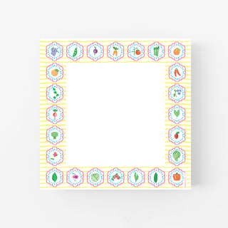 Lively Produce Square Notepad