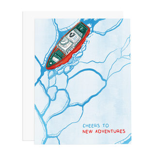 Cheers to New Adventures Ice Boat