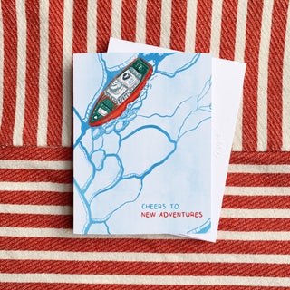 Cheers to New Adventures Ice Boat