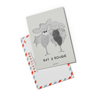 Bat & Bougie Postcard