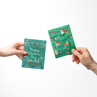 Garden Valentine's Assorted Set of 8