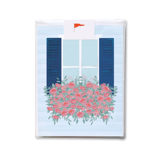 Window Pink Flowers Boxed Set