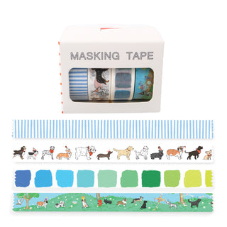 Dog Club Masking Tape Set of 4