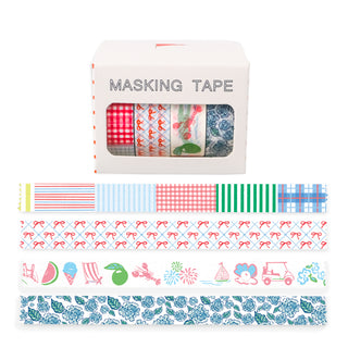 Preppy Club Masking Tape Set of 4