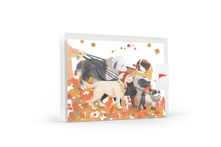 Fall Dog Likes Boxed Set of 8