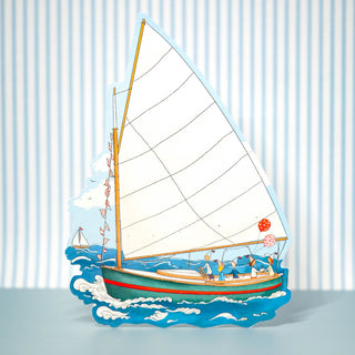 Sailboat Party Fridge Card