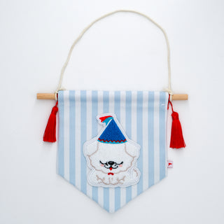 Party Dog Decorative Banner