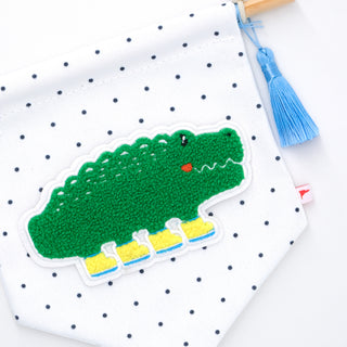 Crocodile in Boots Decorative Banner