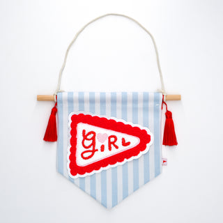 "Girl" Decorative Banner