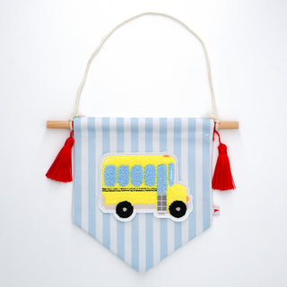 School Bus Decorative Banner