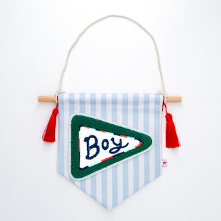 "Boy" Decorative Banner