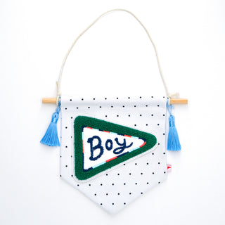 "Boy" Decorative Banner