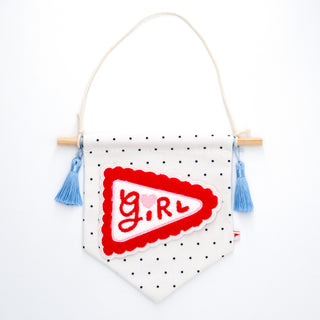 "Girl" Decorative Banner