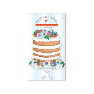 Floral Cake Fridge Card