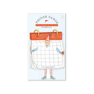 Tony the Party Calendar Fridge Card