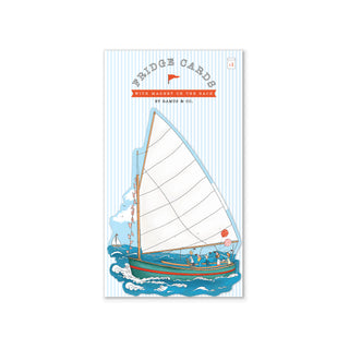 Sailboat Party Fridge Card